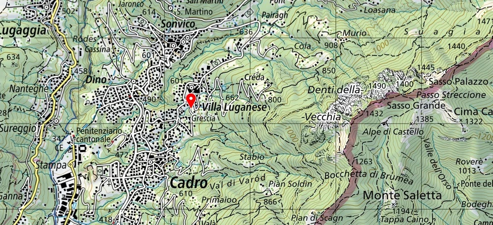 Il luogo del ritrovamento.