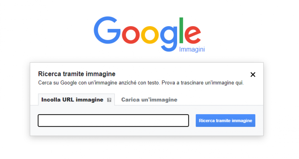 Opzioni offerte da Google Immagini