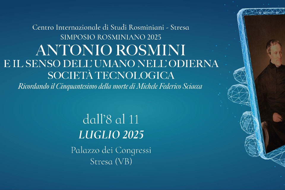 L’Umano al tempo dell’Intelligenza Artificiale: al via a Stresa il Simposio Rosminiano 2025