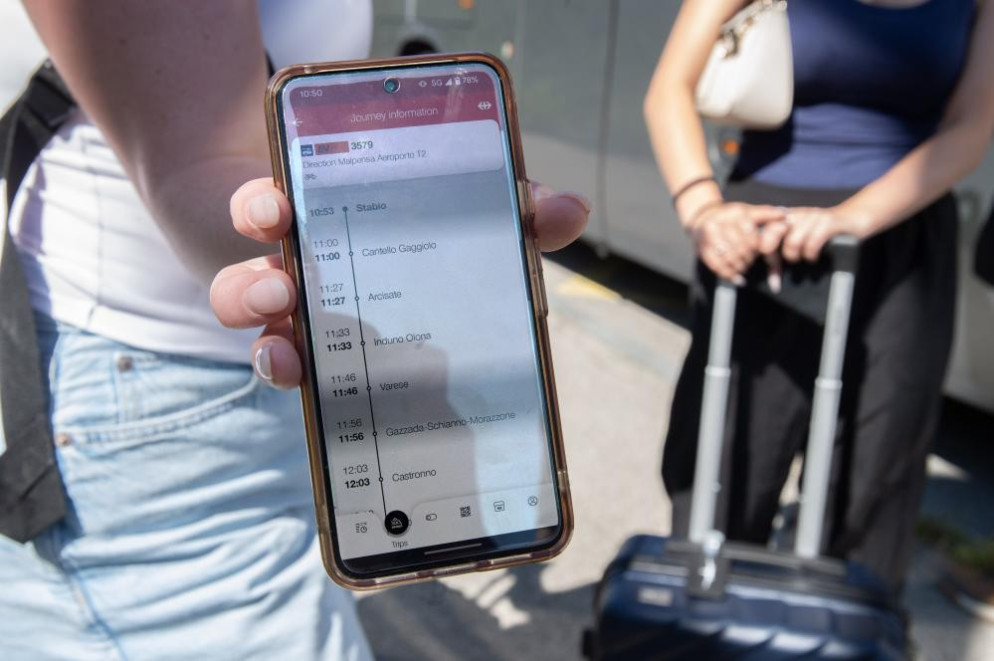 L'app mostra gli orari dei collegamenti. © Tipress
