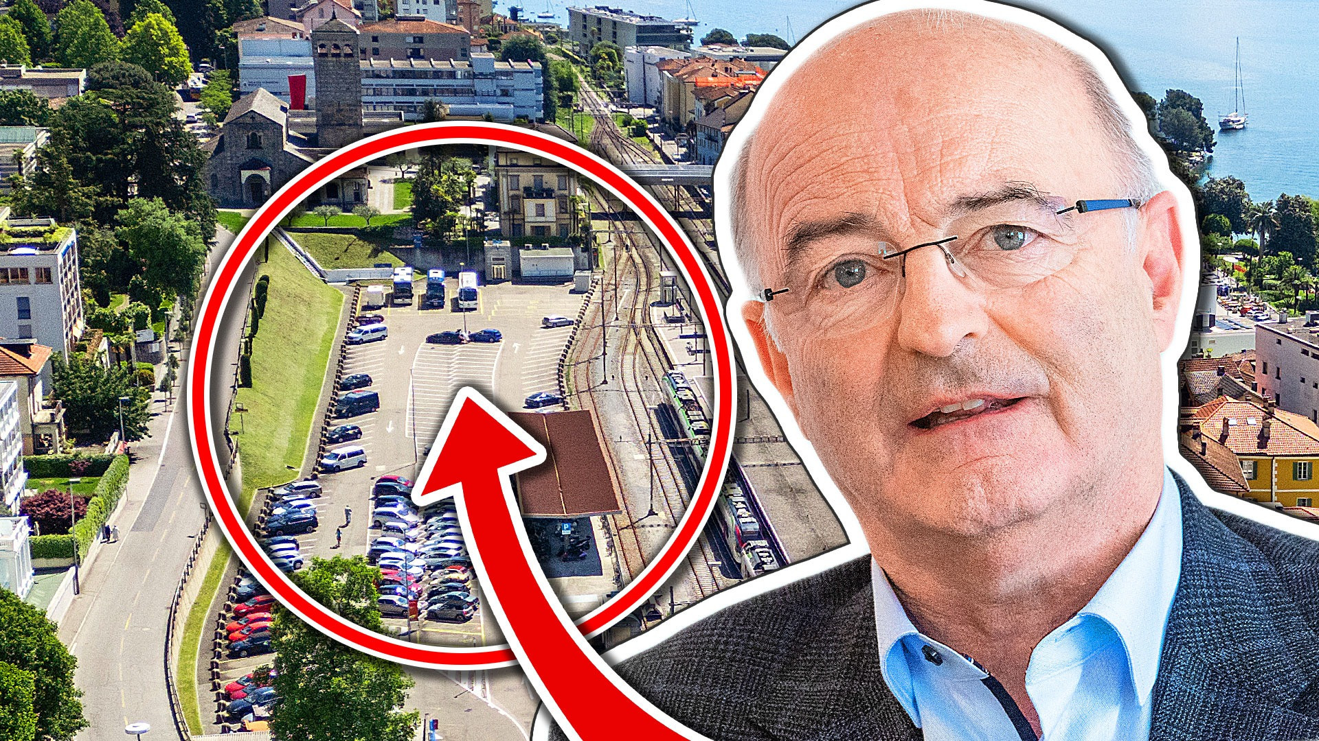 Muralto guarda alla stazione e pensa al suo nuovo autosilo