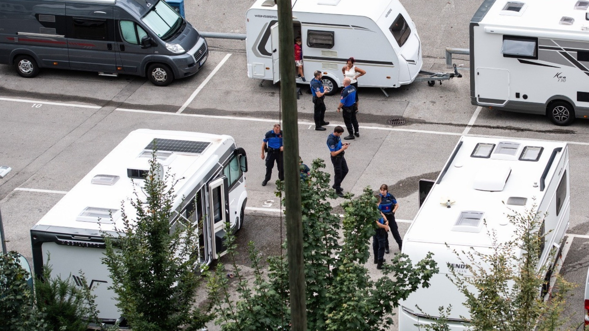 Nomadi all'area camper del Tassino: interviene la polizia