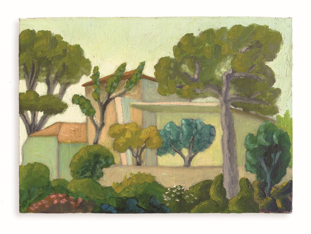 Salvo Senza Titolo, 1981, olio su tela 25 x 35 cm, collezione privata