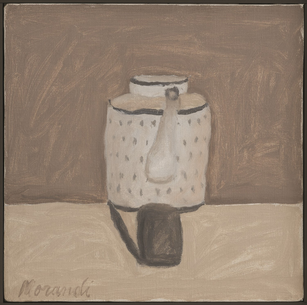 Giorgio Morandi Natura morta 1962 olio su tela 30.7x30.5cm Courtesy Vitart Fine Arts S.A Lugano&nbsp;© 2025, ProLitteris, Zürich
