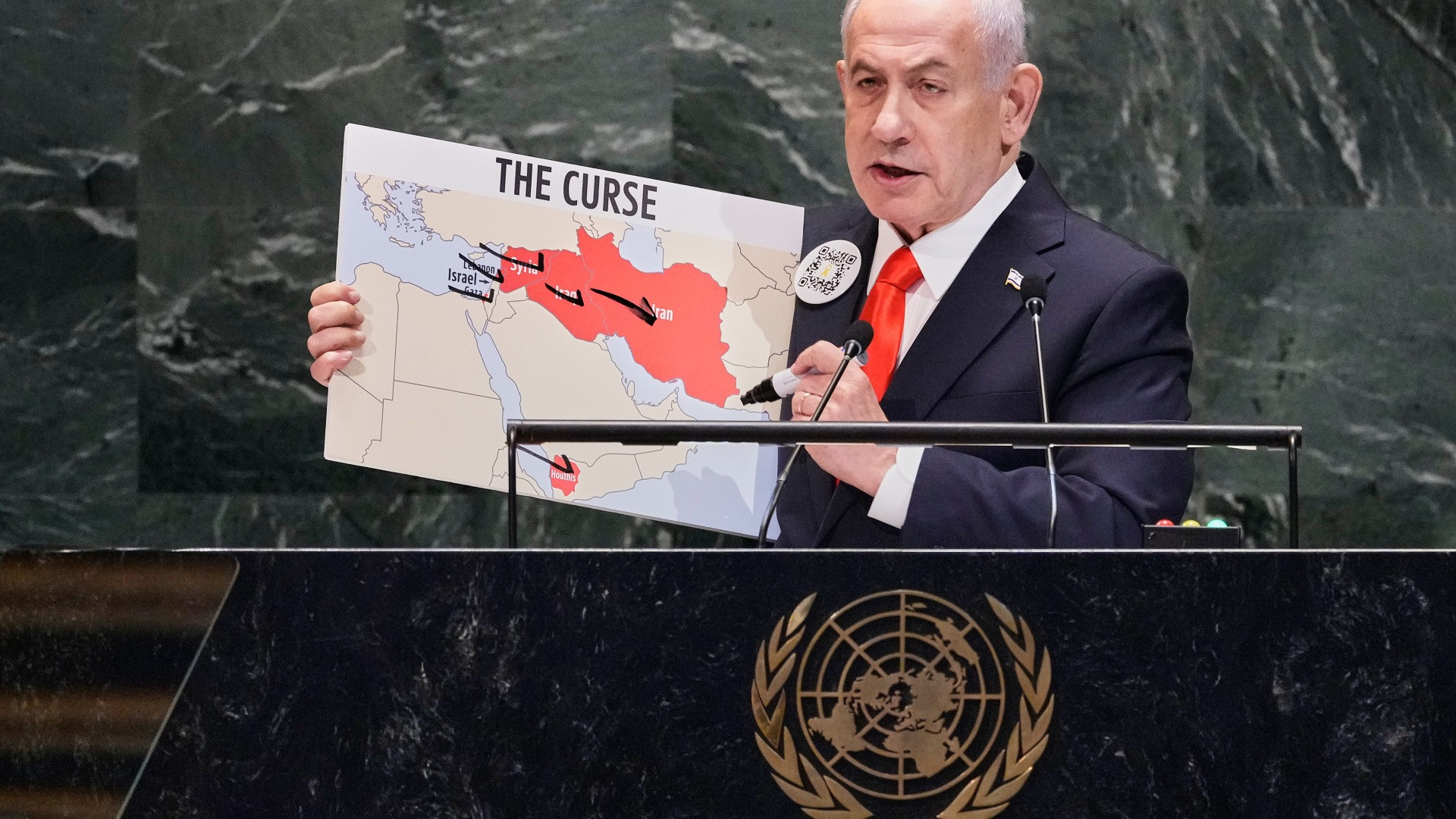 Netanyahu all'ONU tra fischi, proteste e applausi