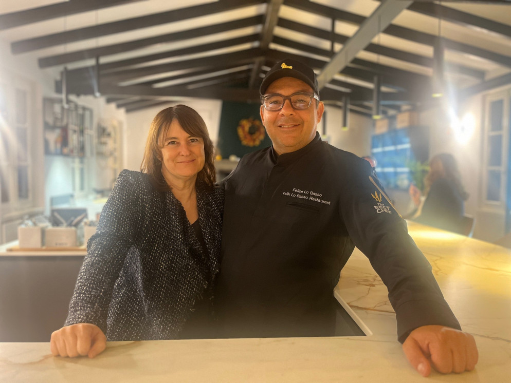 Felix Lo Basso con Emiliana Ferraroni