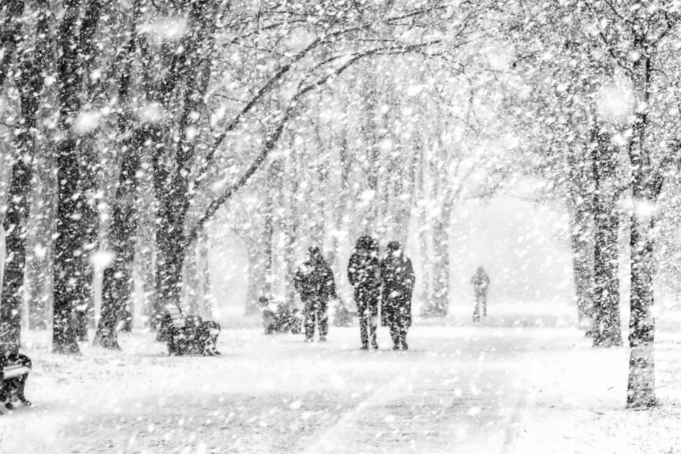 Altro che saldi per i soprabiti, a Lugano nevica ancora