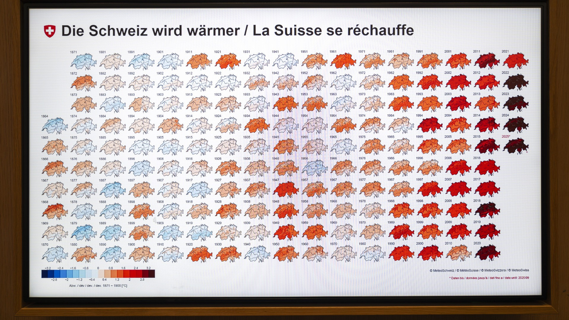 Nel futuro della Svizzera più caldo, meno neve e forti piogge