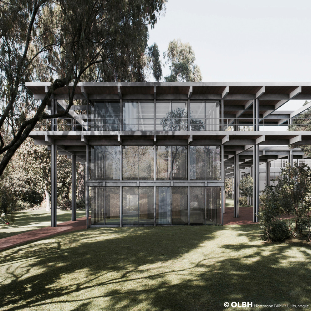 Il rendering della nuova Ambasciata.