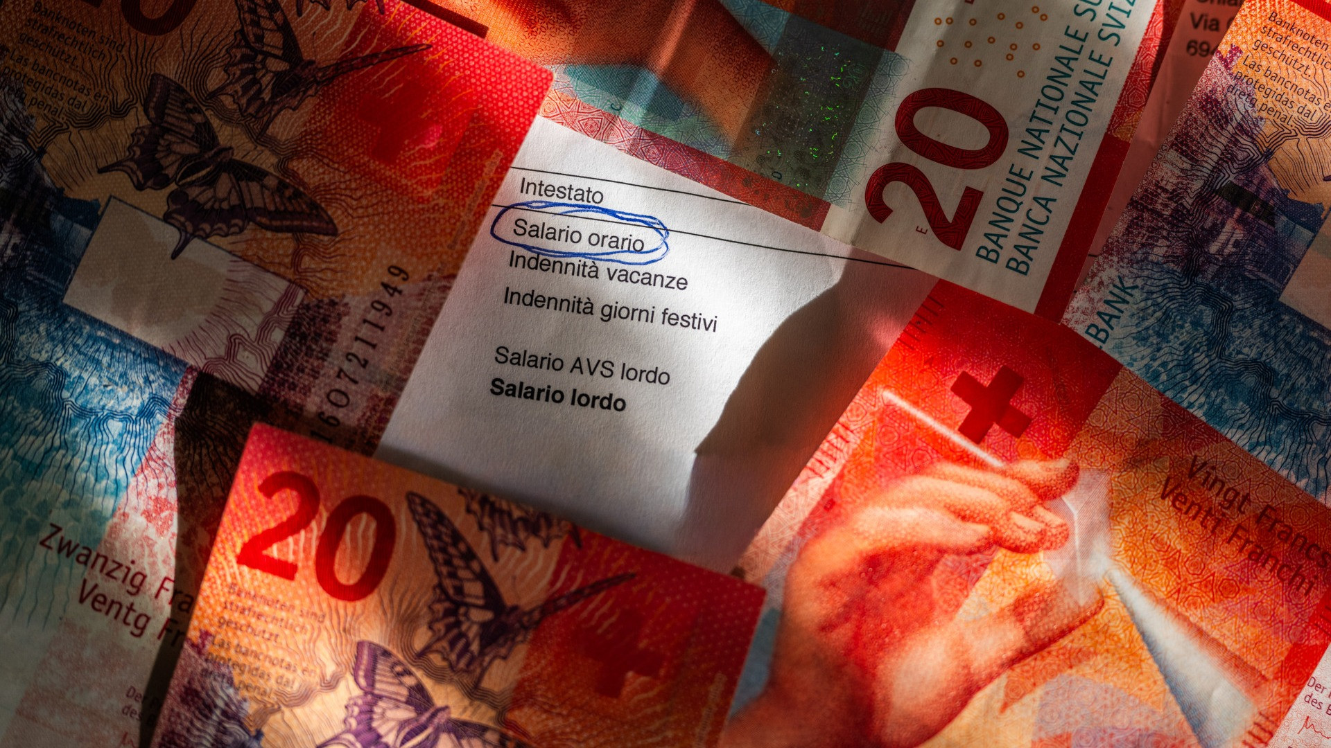 Quanti soldi restano in tasca, a fine mese, in Svizzera?