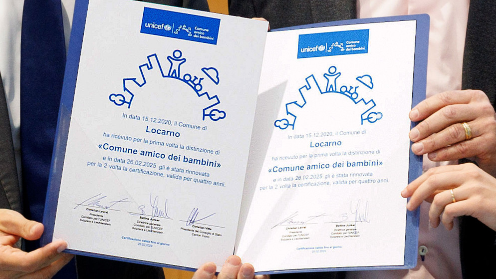 Un dettaglio del «diploma»