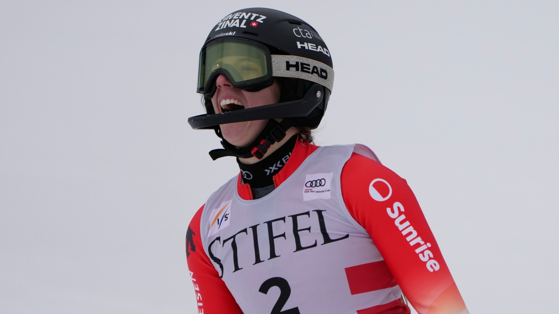 Camille Rast ai piedi del podio a Mont-Tremblant