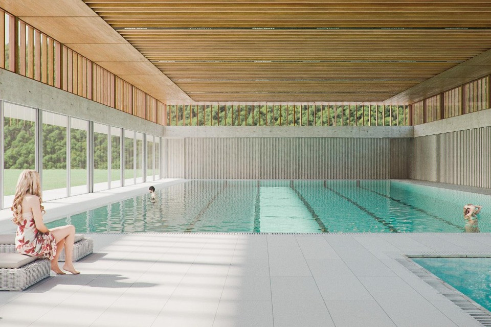 Cevio si tuffa nelle piscine del Lido Alpino