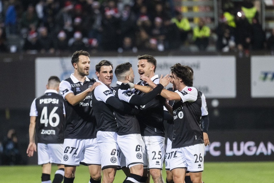 Il Lugano stappa lo champagne e fa la festa all'YB