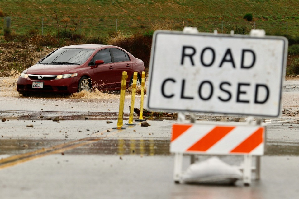 Allerta per le alluvioni nel sud della California