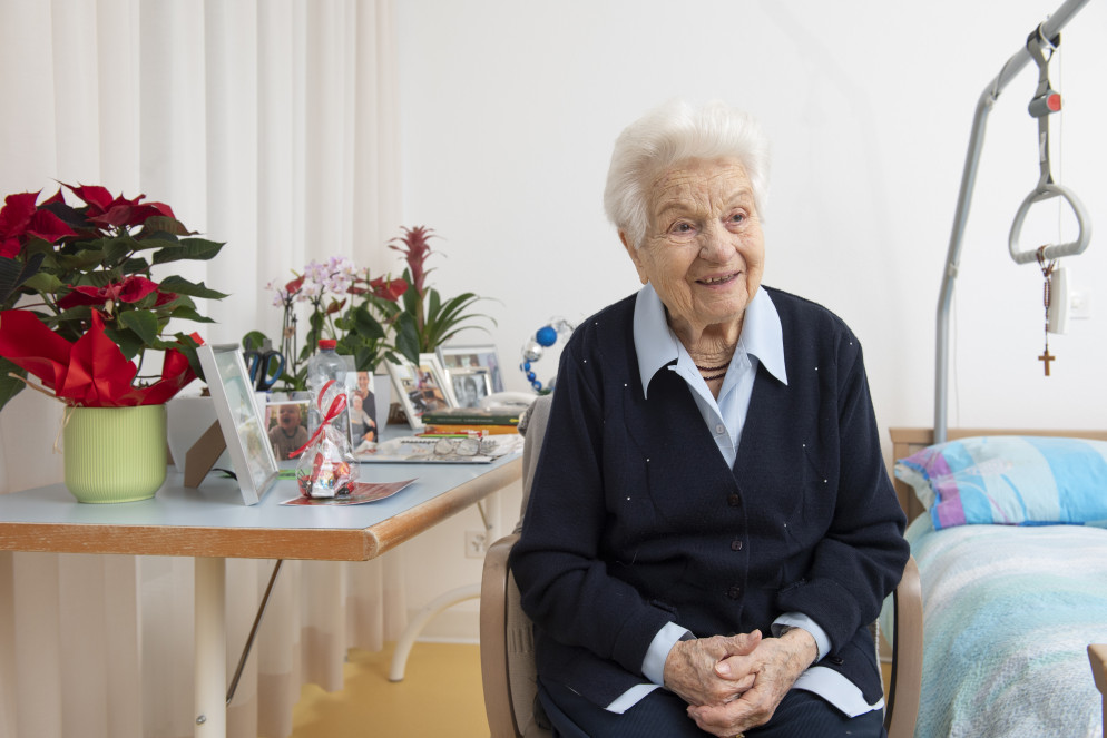Marta Guidotti è nata il 19 aprile 1925. © Ti-Press/Francesca Agosta