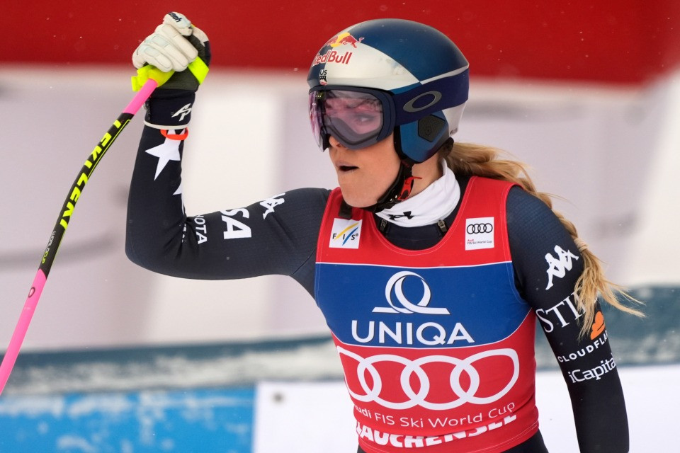 Lindsey Vonn festeggia ancora
