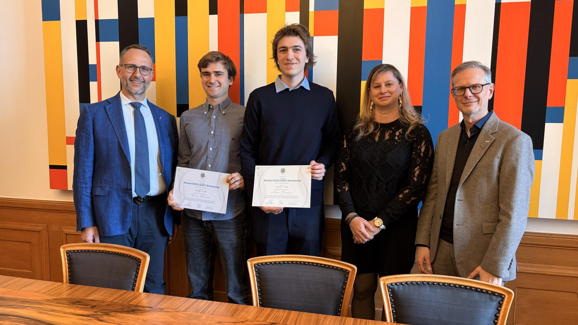 La Fondazione Nizzola sostiene due giovani ticinesi premiati al Politecnico di Zurigo