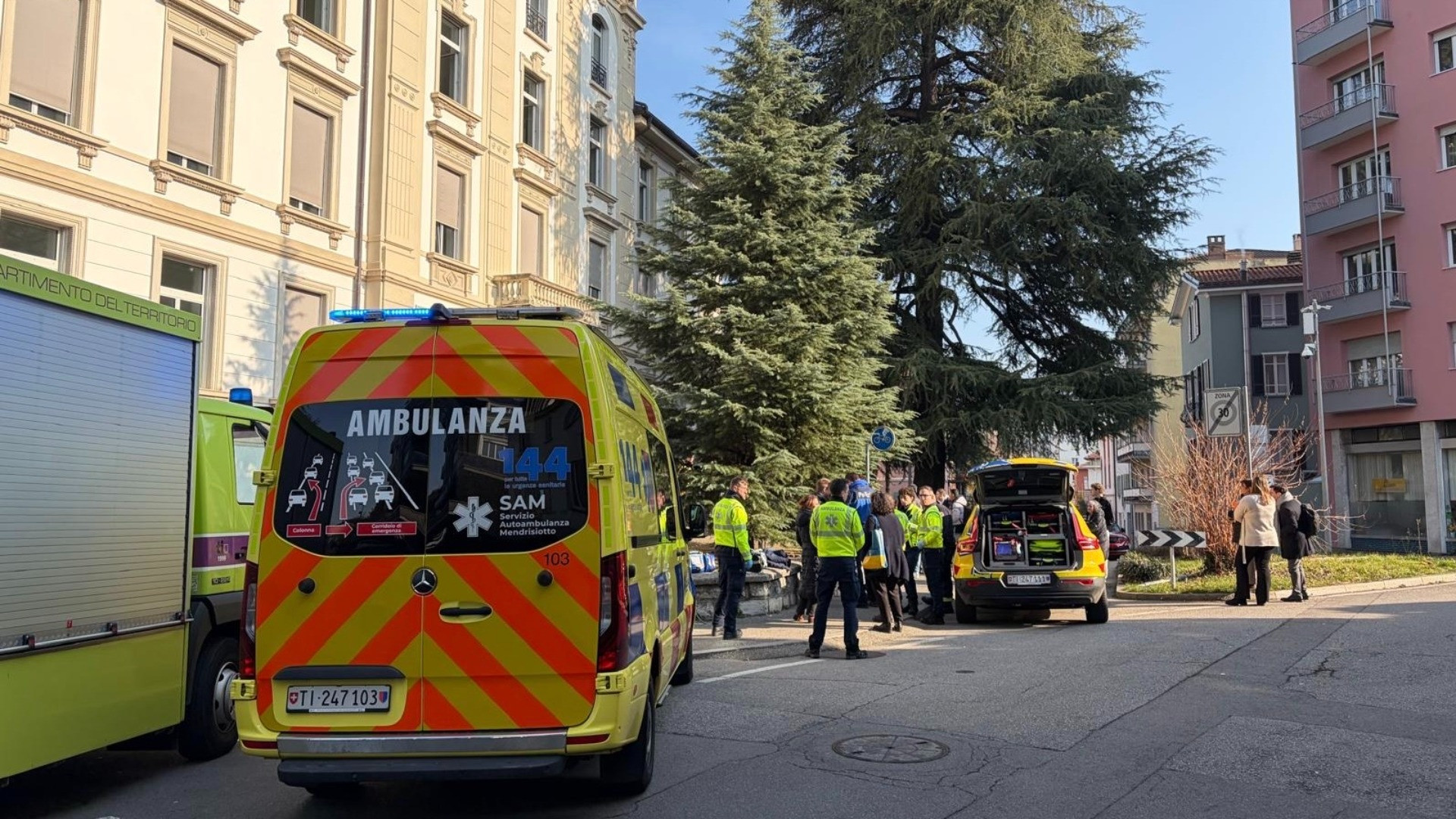 Spray urticante nei corridoi della CPC di Chiasso