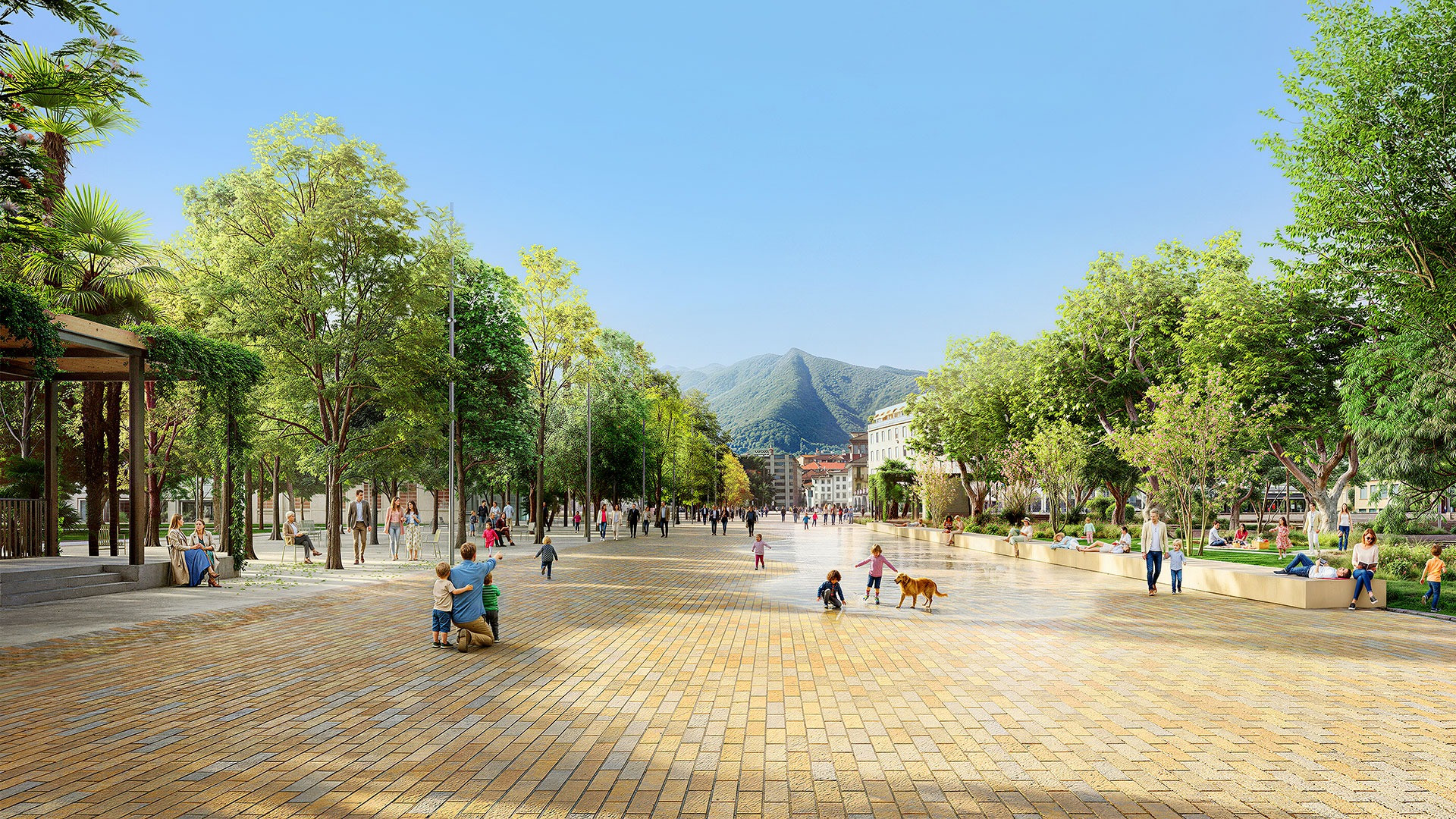 Tanto verde e giochi d'acqua: a Locarno inizia La nouvelle belle époque