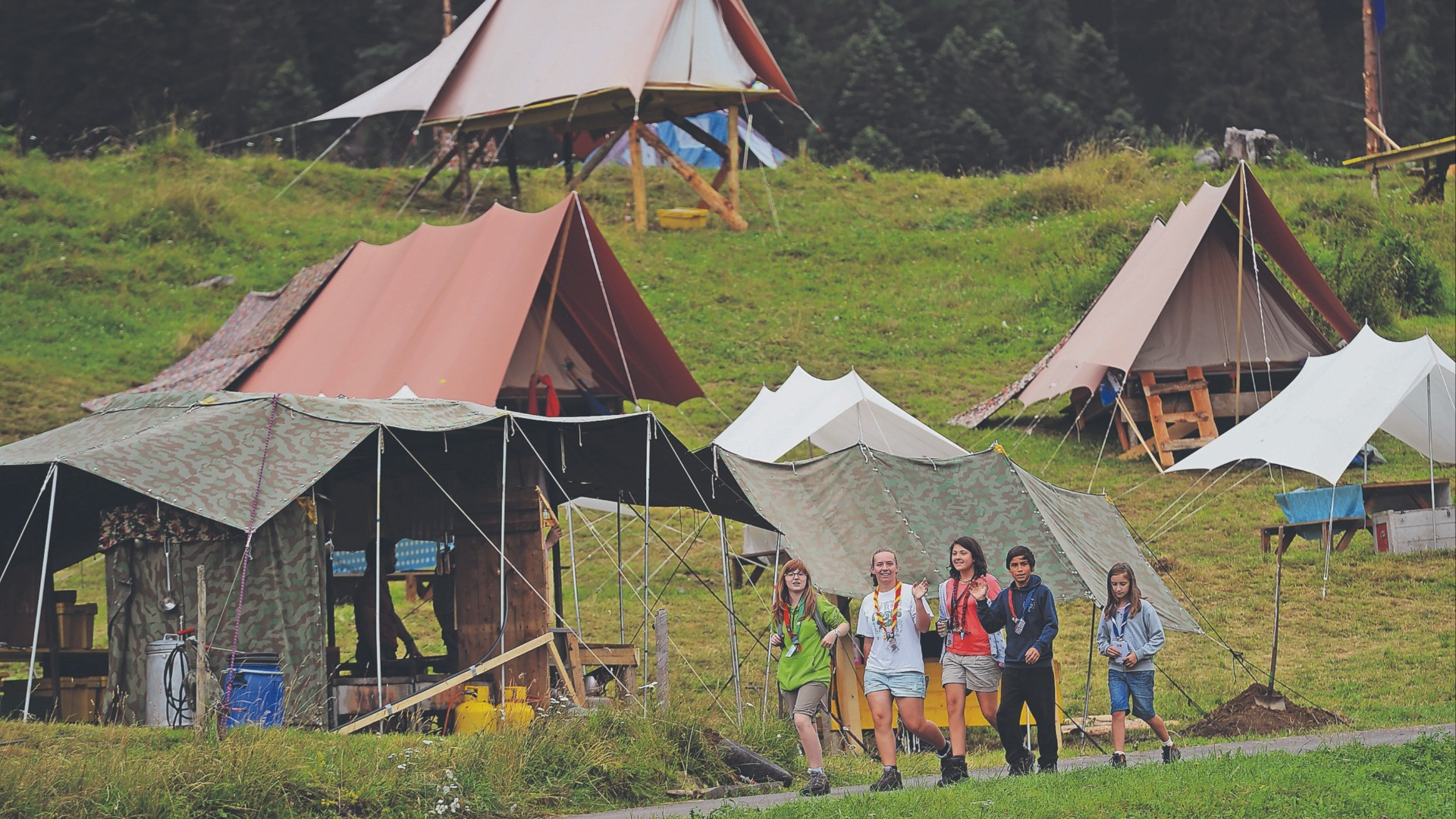 Gli scout di tutto il Ticino fanno rotta su Campo Blenio