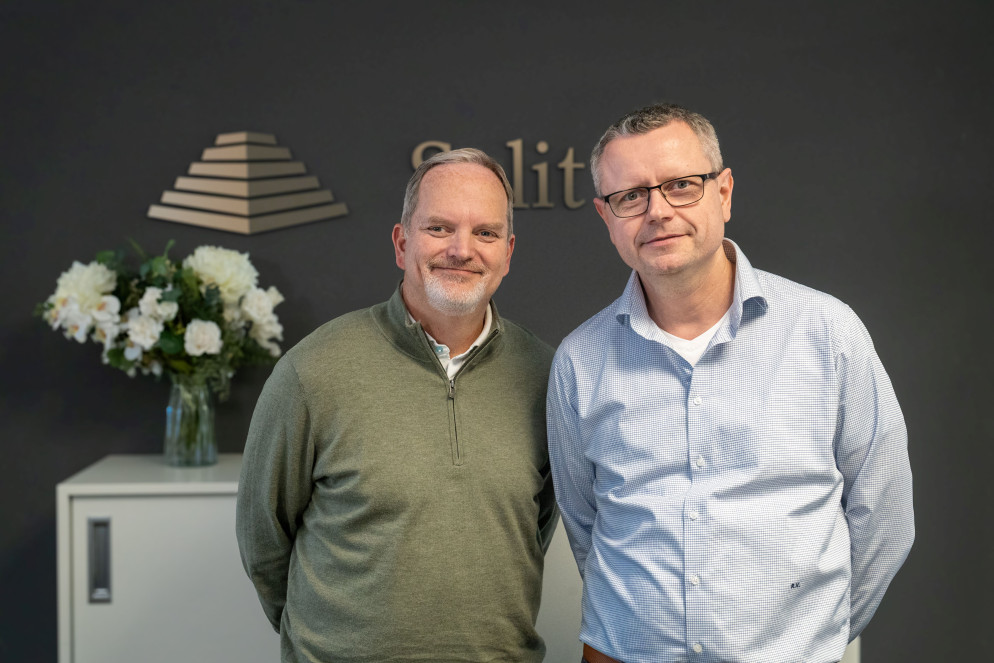 Ken Lewis, CEO di BIG a sinistra e Robert Vitye, CEO di SOLIT SA