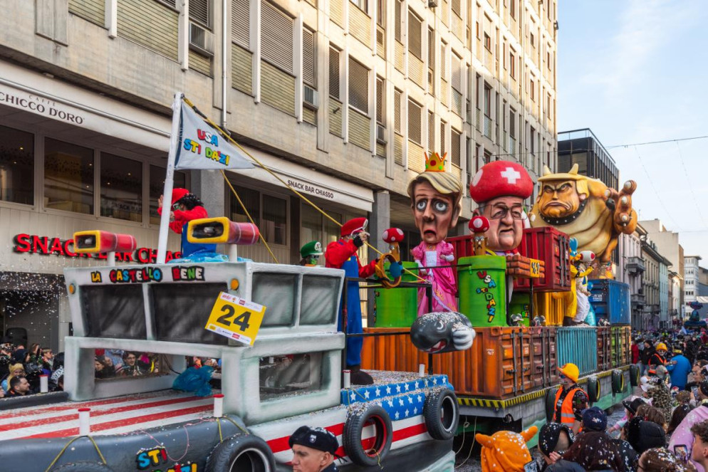 Il carro vincitore.© CdT/Chiara Zocchetti