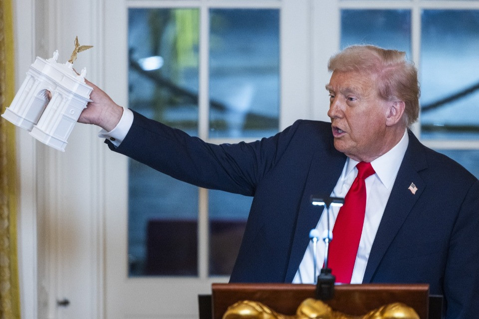 L'«Arc de Trump» potrebbe oscurare i simboli di Washington