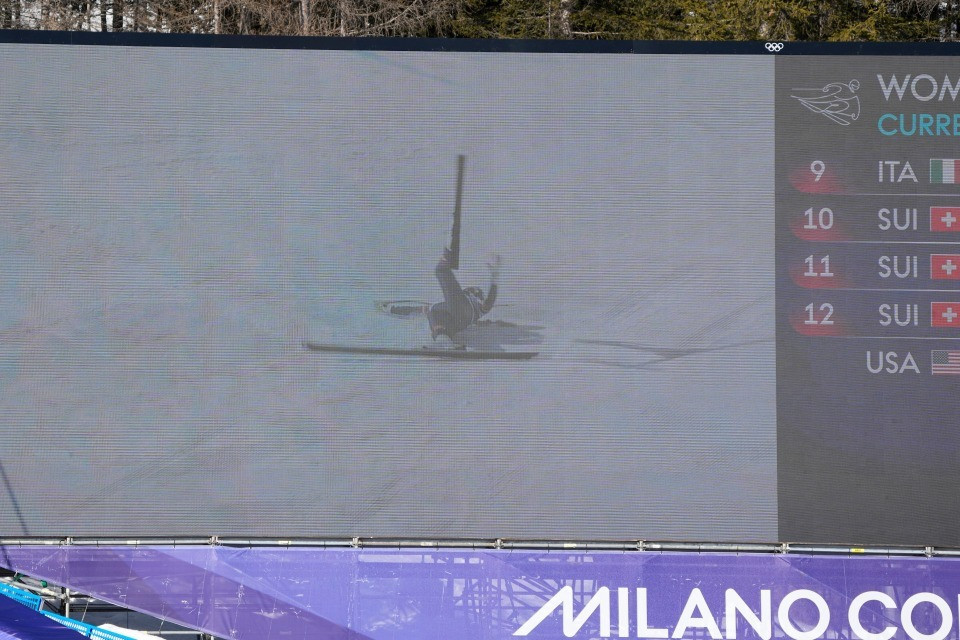 Lindsey Vonn, terribile caduta e addio al sogno olimpico