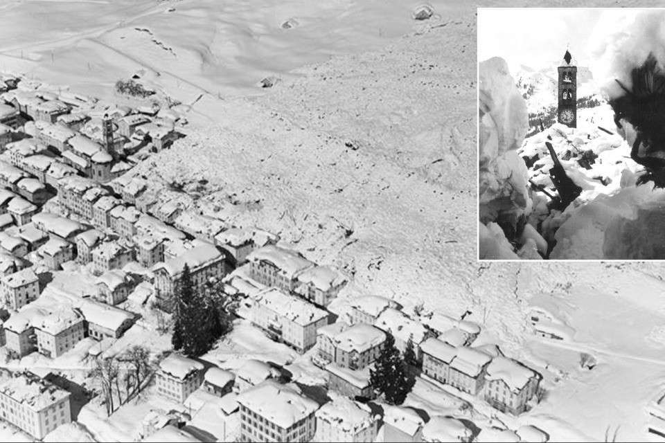 Quella valanga che portò morte e distruzione