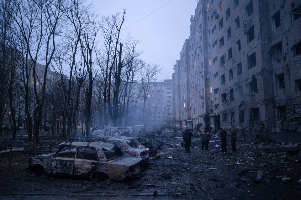 Droni russi su Zaporizhzhia