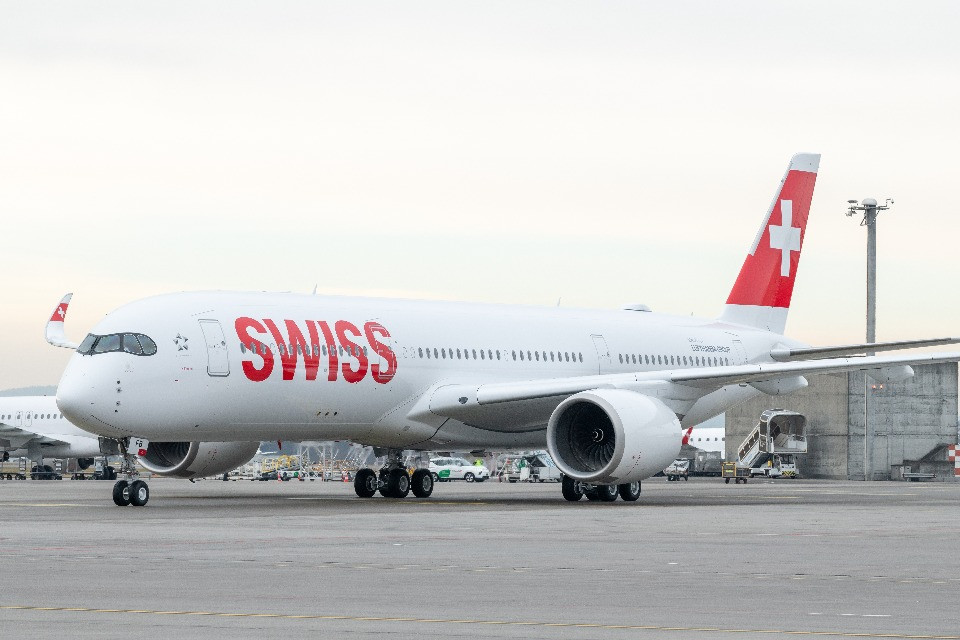 Swiss, quest'estate, impiegherà i suoi Airbus A350 (anche) a Nizza