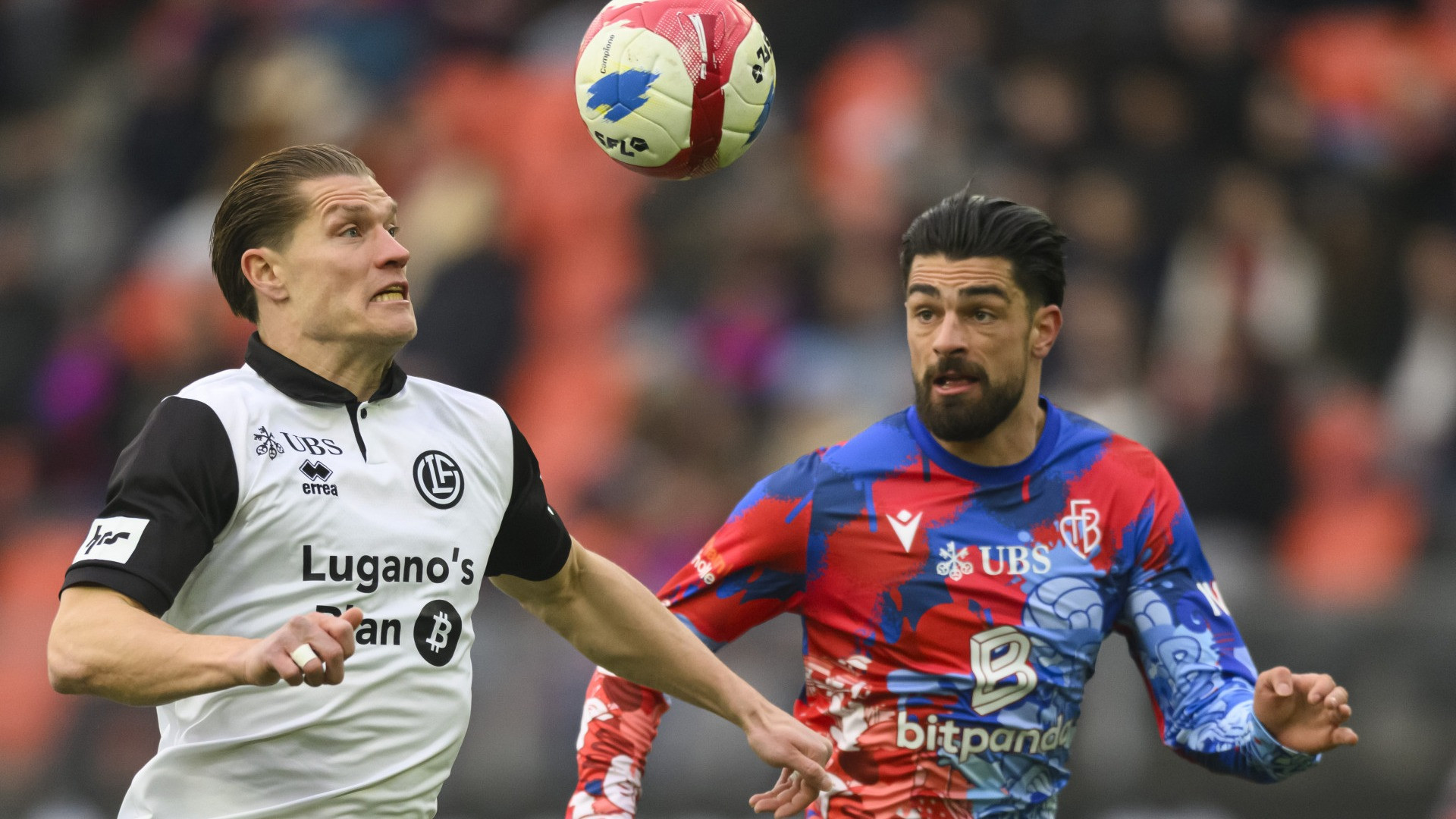 Altro pareggio del Lugano, che a Basilea perde Behrens
