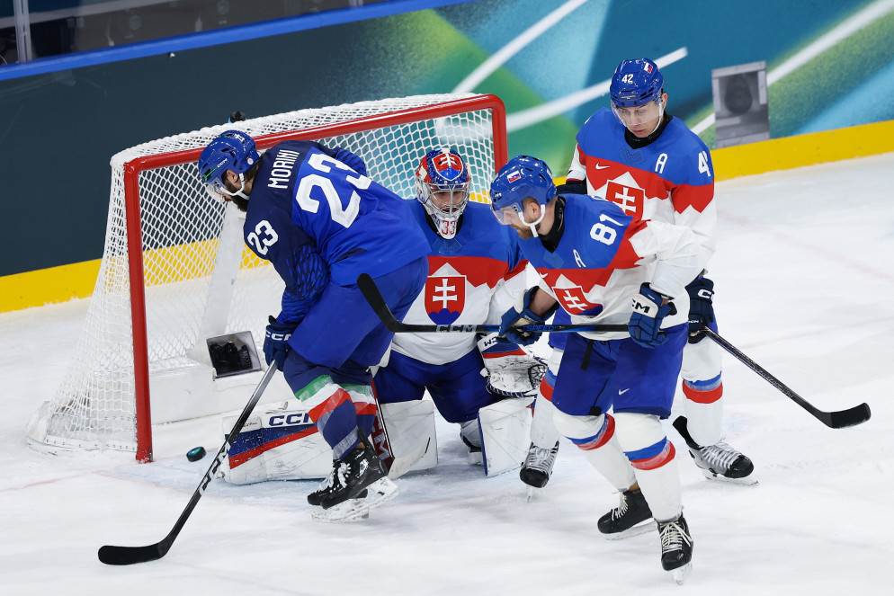 Giovanni Morini in azione contro la Slovacchia. © EPA/FAZRY ISMAIL