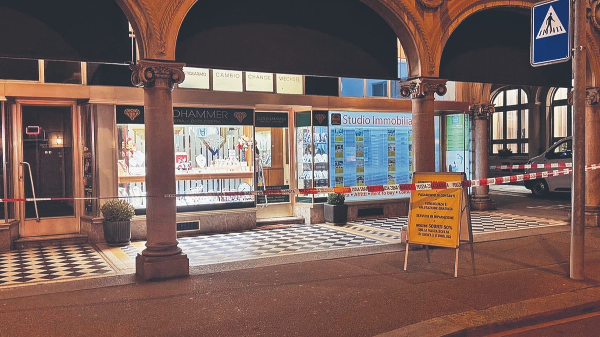 Tentata rapina a Lugano: una gioielleria nel mirino