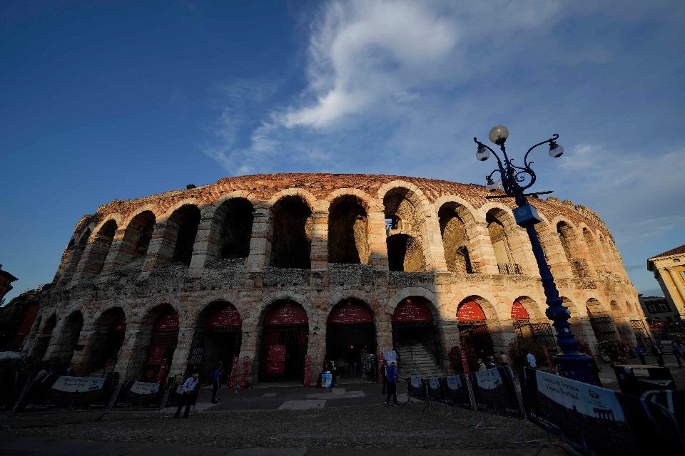 A Verona tutto pronto per la cerimonia di chiusura