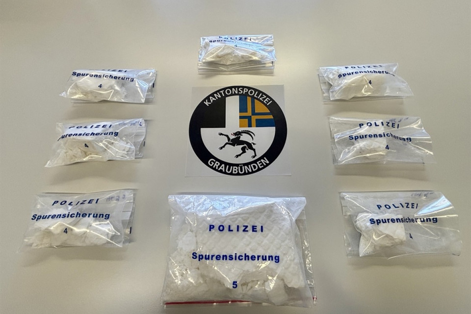 Sequestrato 1 chilo di cocaina a Landquart, due arresti