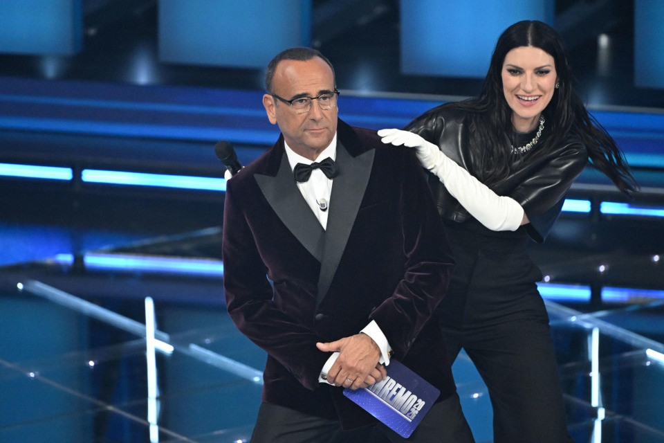 Sanremo 2026: 10,8 milioni con il 65.6% per la serata delle cover