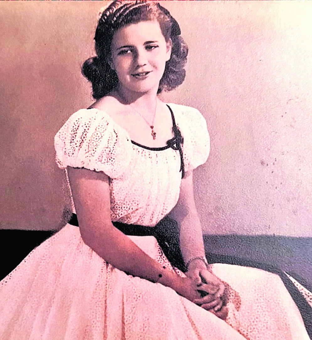 Un ritratto di Marie Hélène Sutter da giovane&nbsp;