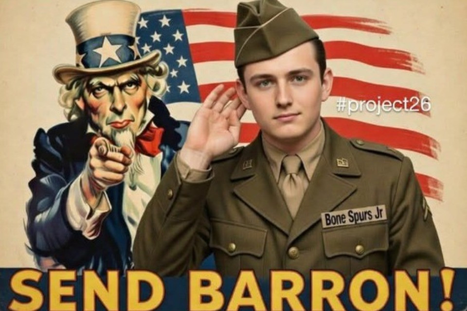 #Sendbarron: i social si scagliano, anche, contro il figlio di Trump
