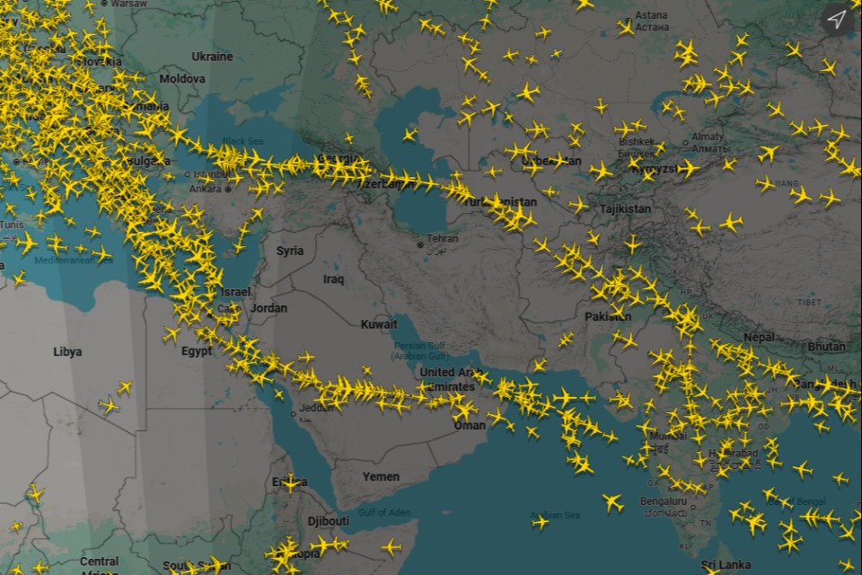 Dall'eruzione del vulcano islandese al caos dei voli per il conflitto in Medio Oriente: quando tutti consultano Flightradar24