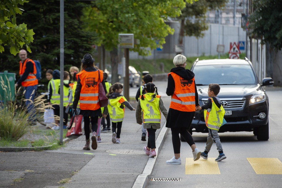 Il Pedibus in Ticino fa il pienone