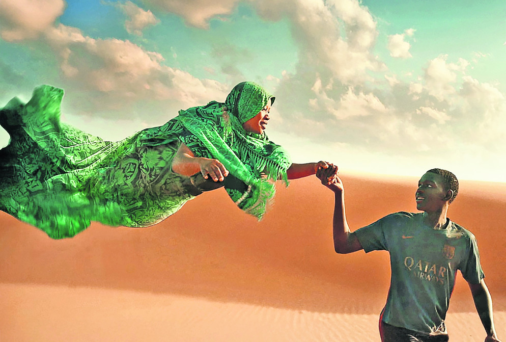 Una scena "onirica" e tragica allo stesso tempo