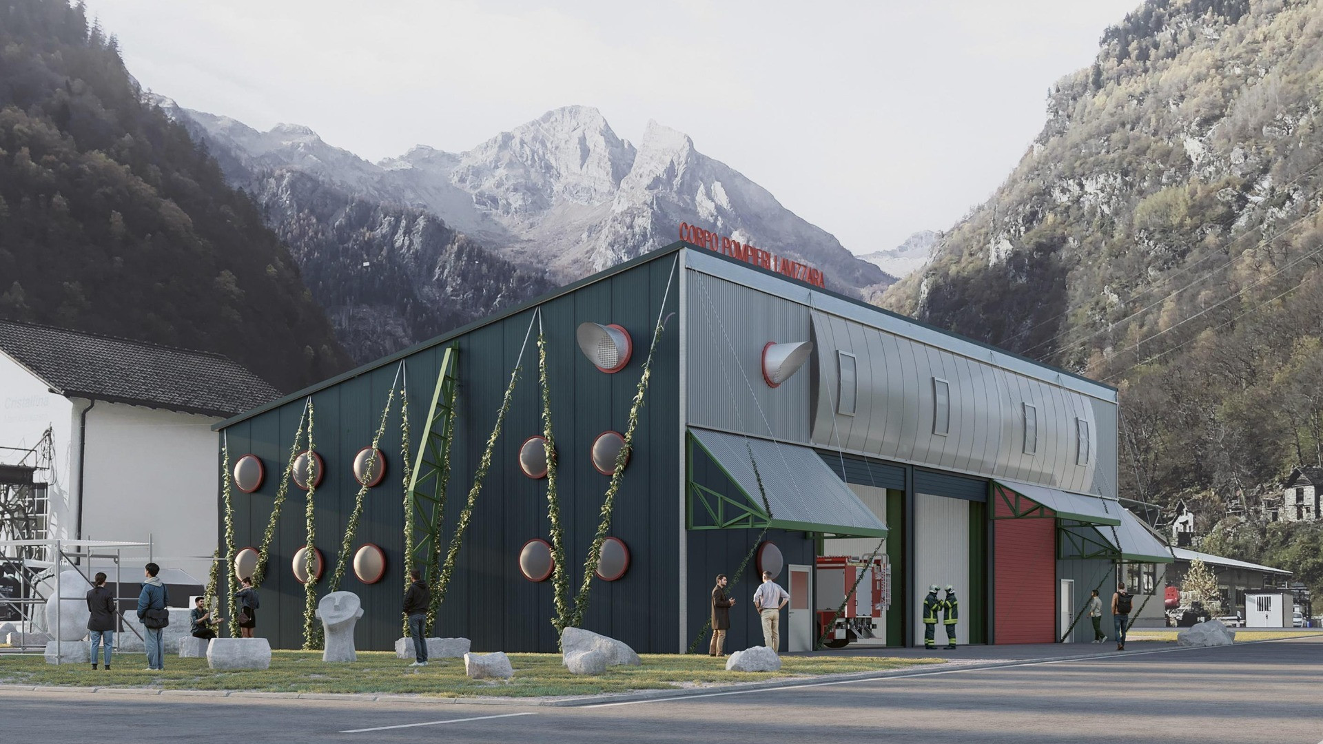 Una nuova casa senza troppi fronzoli per i pompieri della Lavizzara