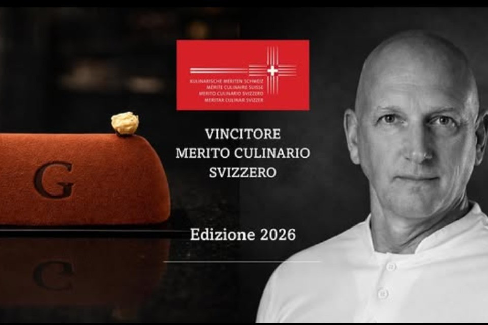 Paolo Loraschi premiato con il Mérite Culinaire Suisse