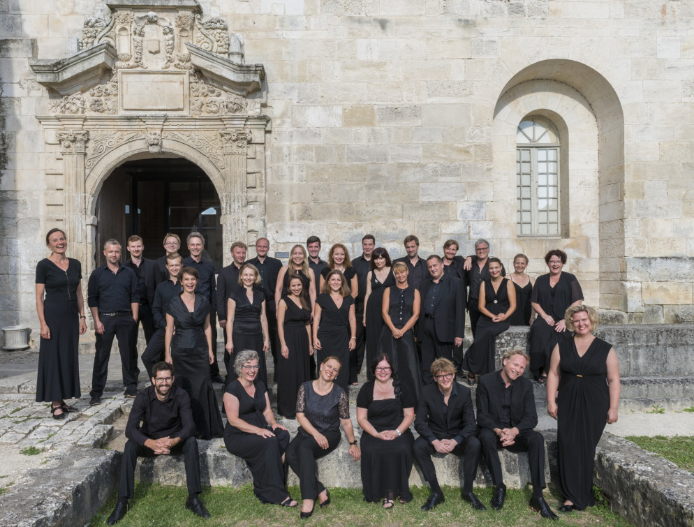 Il Collegium Vocale di Gand. © Michel-Garnier.