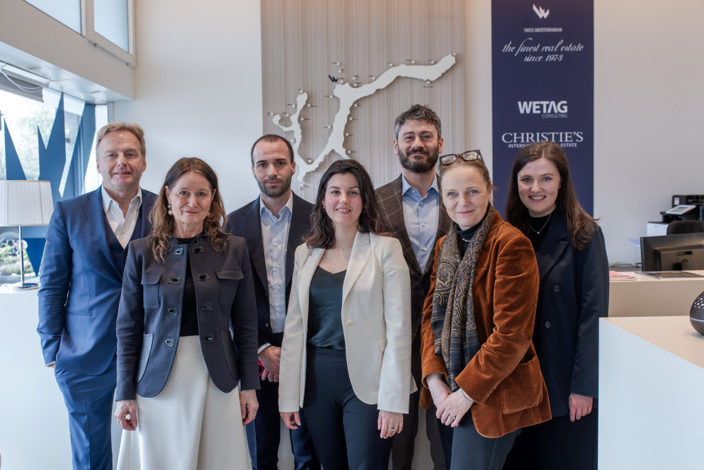 Il team di Christie's a Lugano (foto Cdt-Putzu)