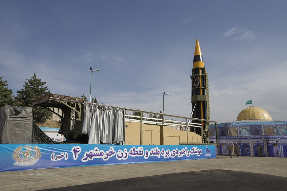 Il missile Khorramshahr-4. © Wikipedia / Fars Media Corporation