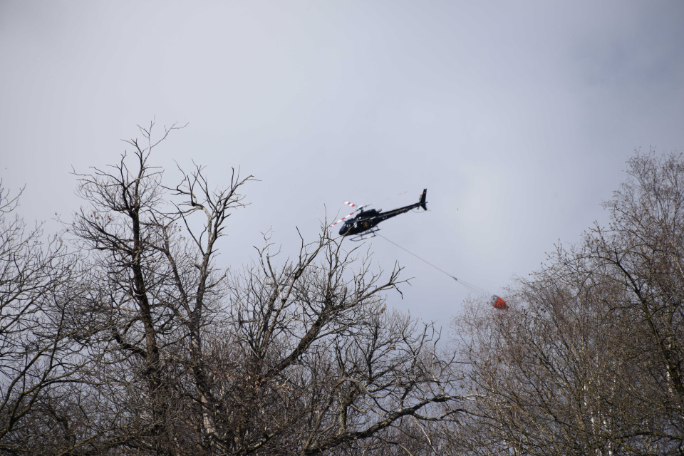 Incendio in Capriasca, minacciate alcune abitazioni a Lelgio