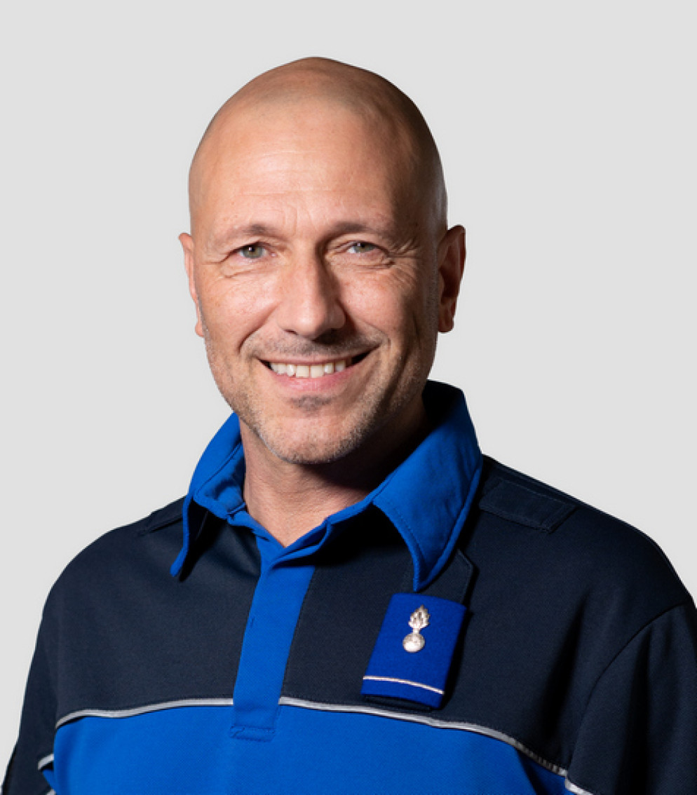 Il tenente Christian Loss, capo Risorse della Polizia cantonale.